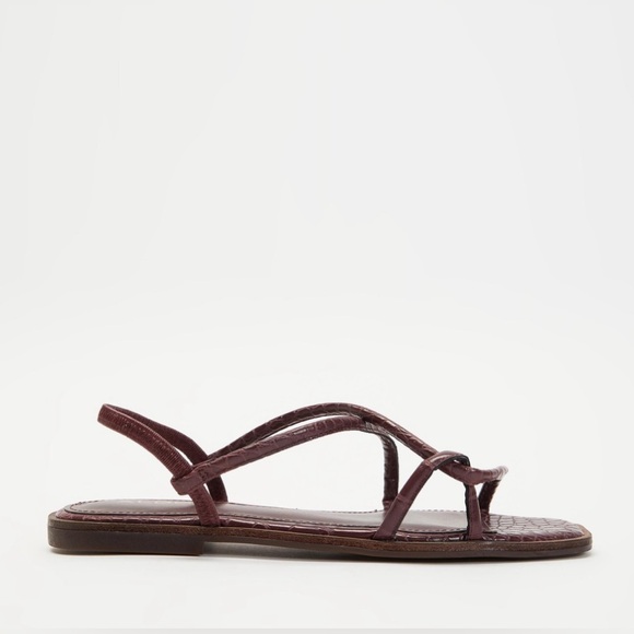 ALDO Toosieflex Burgundy Strappy Sandals – Size 9 – Comfort & Style - Picture 4 of 6